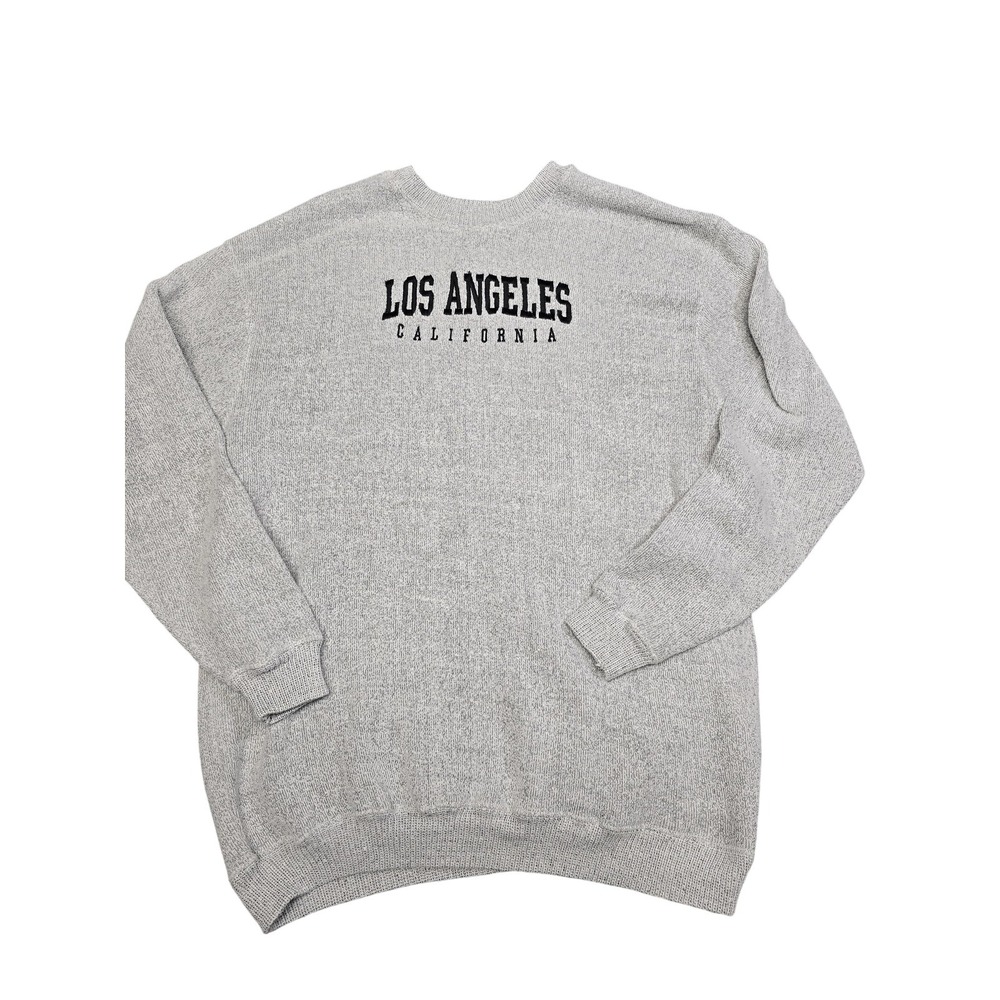 Isaac's Designs Los Angeles Sweater Mens 3XL Gray California Pullover Crewneck